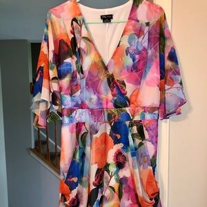 City Chic Floral Dress